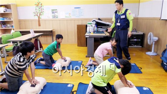 순천시, 청소년 방과후 아카데미 응급처치 교육 실시