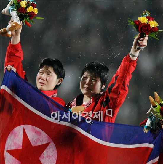 북한의 여자축구선수