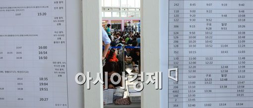 [포토]좁디 좁은 추석 귀성전쟁 