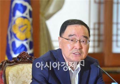 '과로 입원' 정홍원 총리 내일 퇴원…18일 업무복귀 