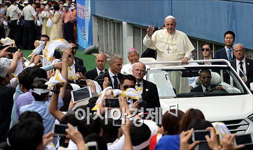 [포토]'교황을 찍자'