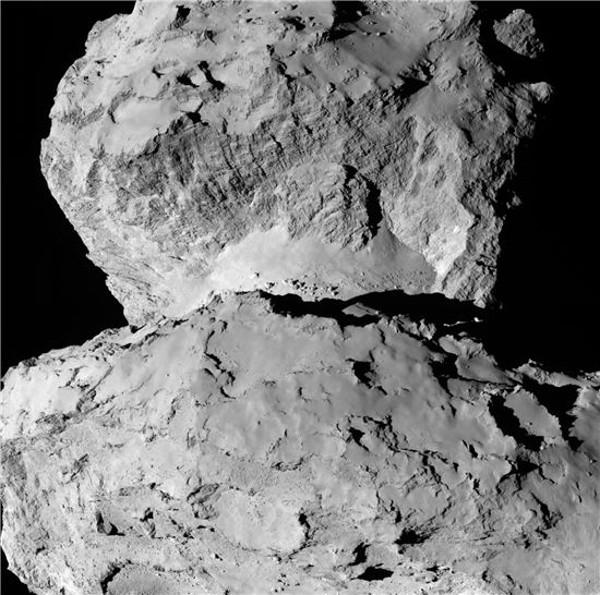 ▲8월7일 가장 최근의 혜성 '67P/추류모프-게라시멘코'[사진제공=NASA]
