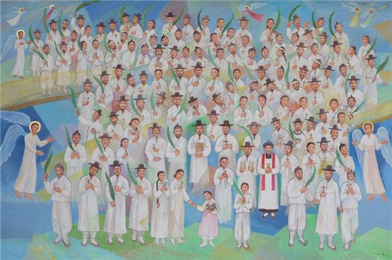 [교황 방한]시복된 순교복자 124위 초상화 공개