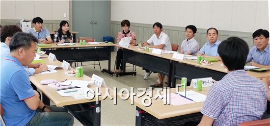 <해남군(군수 박철환)이 제3기 지역사회복지계획 수립을 위해 실무분과 회의를 개최했다.>