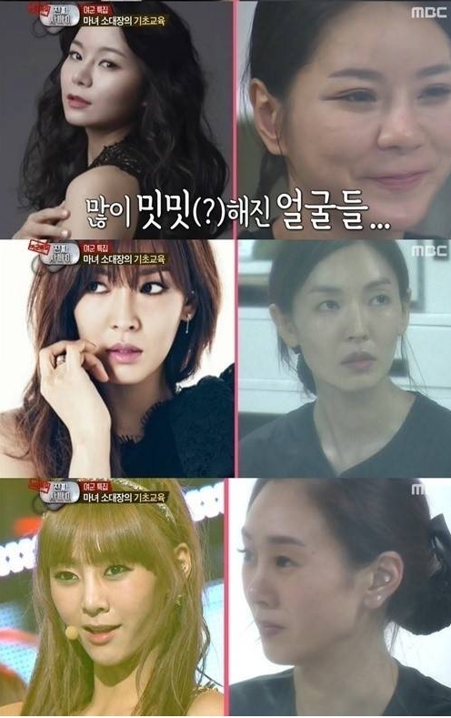 '진짜사나이' 맹승지·김소연·혜리·지나…민낯 대방출 "누구세요?"