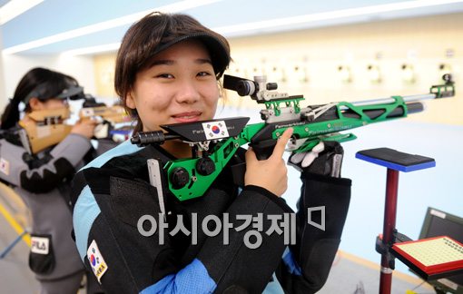 [포토]김계남,'금메달 기대하세요'