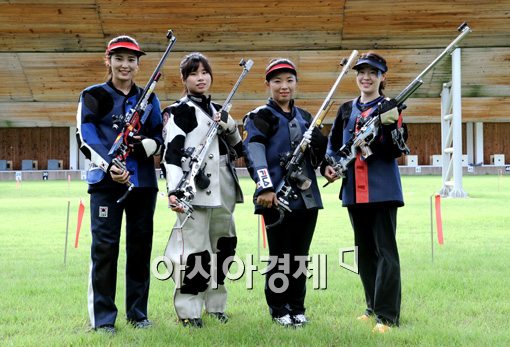 [포톹]50m 여자 소총 선수들