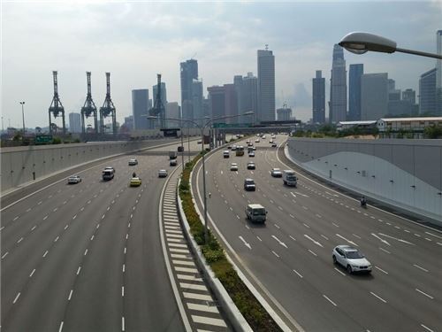 싱가포르 마리나 해안 고속도로