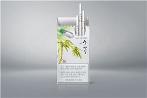 KT&G가 대나무에서 추출한 섬유 필터를 적용한 프리미엄 담배 '에쎄 수 명작'을 선보였다.