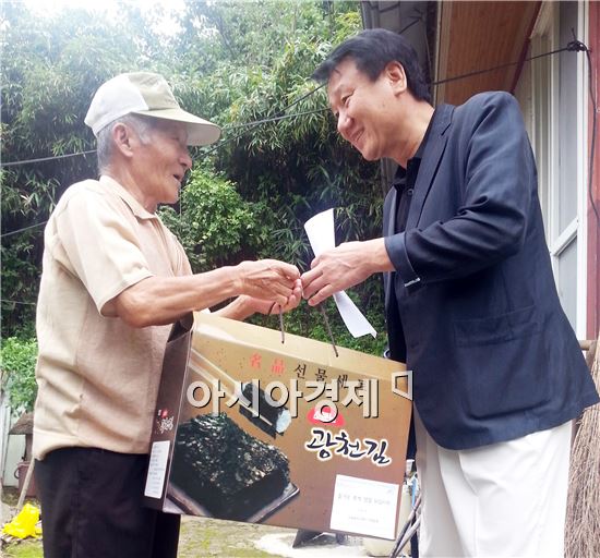 순천시 남제동, 한가위 맞이 어르신 섬김 행사 가져