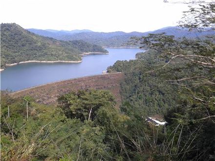 한국수자원공사가 인수·운영을 눈앞에 두고 있는 필리핀 루손섬 불라칸 지역의 안갓댐 전경(출처: 한국수자원공사)