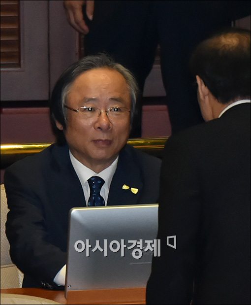 [포토]정기국회 개회식에 참석한 이주영 장관