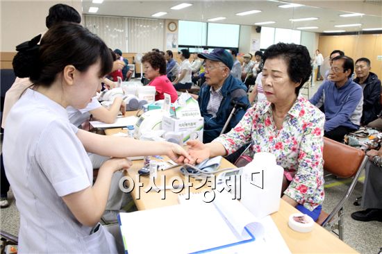 [포토]광주 동구, '당뇨탈출! 건강UP'  프로그램 운영