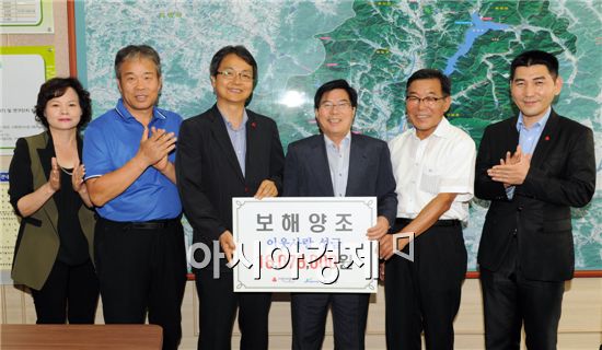 보해양조(주), 추석명절 맞아  장성군에 성금 기탁