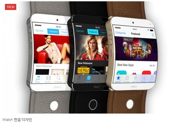 9일 발표될 애플 '아이워치' 서드파티 앱 실행될 듯