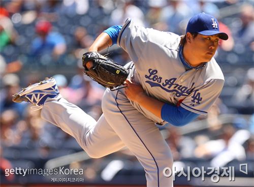 류현진[사진=Getty Images/멀티비츠]