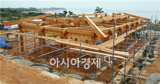 함평군 주포한옥전원마을 상량식