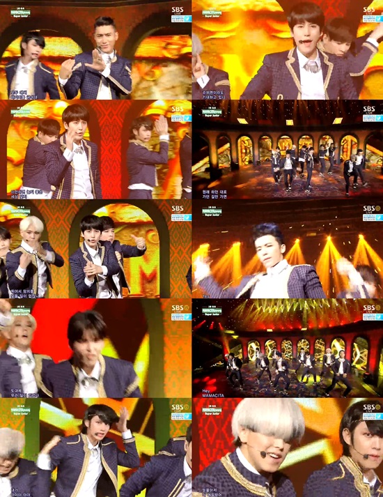 슈퍼주니어, '인기가요' 1위‥"힘들게 스케줄 같이 한 스태프 감사해"