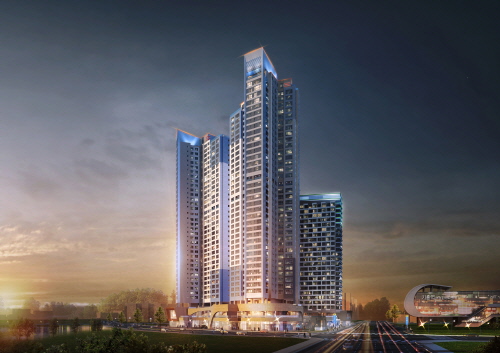 아파트 딸린 오피스텔 '인기상한가' '기흥역 롯데캐슬 레이시티' 인기