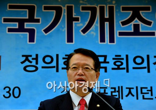[포토]본회의 앞두고 입 연 정의화 국회의장 