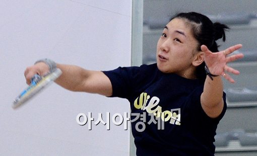 [포토]송선미,'AG 금메달 기대하세요'