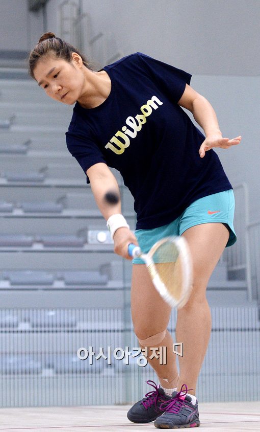 [포토]박은옥,'아시안게임 금빛 영광을 향해'