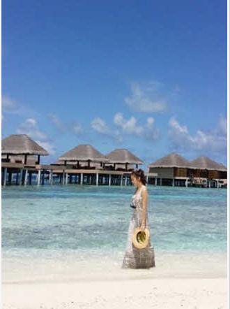 강소라가 몰디브서 휴가를 즐기고 있는 자신을 공개했다.
[사진=강소라 인스타그램]
