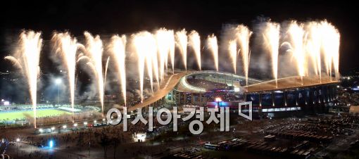 [포토]인천아시아드주경기장, '화려하게 개막'