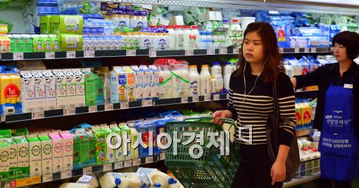 [포토]12년 만에 우유 재고량 최고