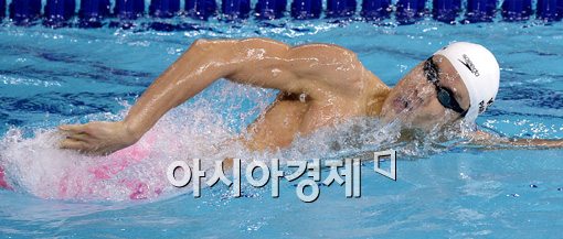 박태환, 전국체전 자유형 200ｍ 대회新 