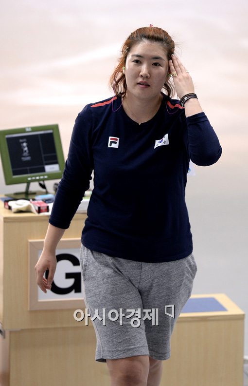 [포토]여자 25m 권총 4위 기록한 곽정혜