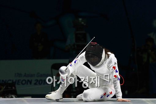 2014 인천 아시안게임 펜싱[사진=김현민 기자]
