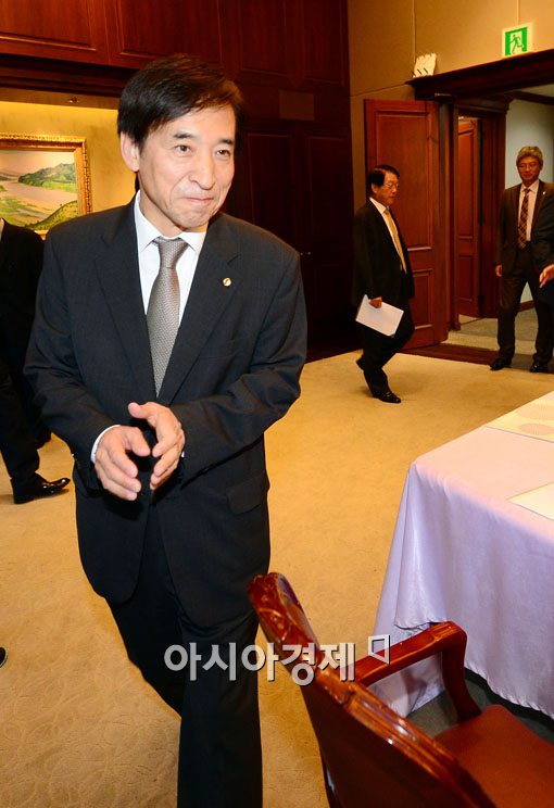 [포토]경제동향간담회 참석한 이주열 총재 