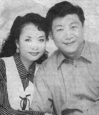 부인과 함께한 시진핑(오른쪽)