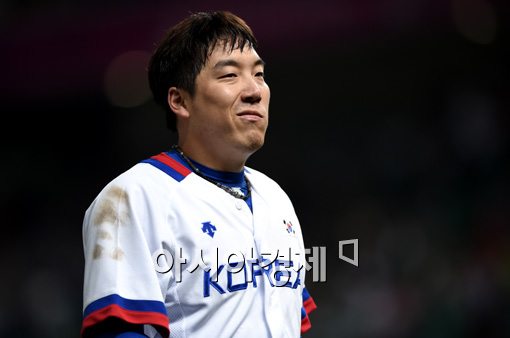 [포토]김현수,'콜드승 기회였는데..'
