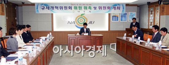 나주시, “규제개혁위원회 회의” 개최