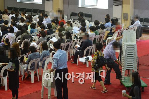 [포토]자사고 입학설명회 '앉을 자리 모자라' 