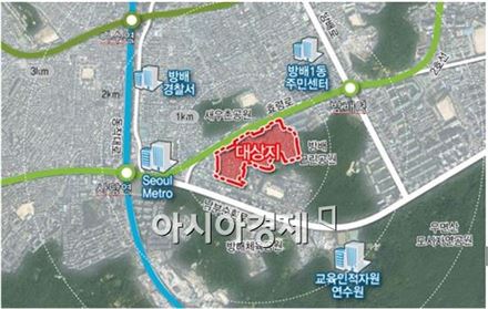 사당역 인근 방배13구역 재건축 결정…2357가구 대단지로 변모