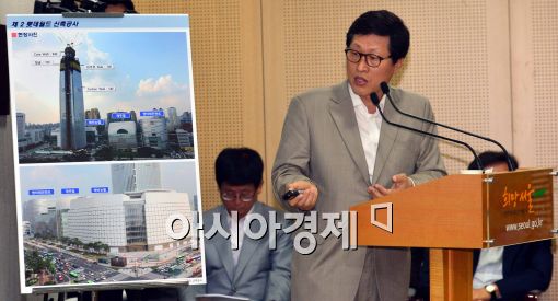 [포토]제2롯데월드 저층부 임시사용 승인하는 서울시