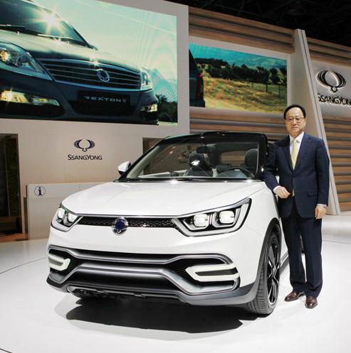 쌍용자동차, 2014 파리모터쇼서 'X100' 양산형 콘셉트카 공개