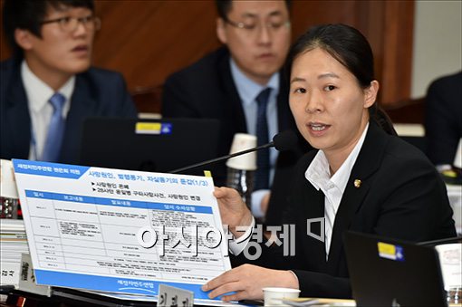 '위증 피소' 권은희 의원 검찰 출석"기록 속 묻힌 진실 꺼내야"(종합)