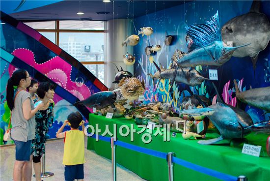 해남군이 해남공룡박물관과 땅끝조각공원내 ‘ㄱ’ 갤러리에서 ‘해양생물 기획전시회’를 개최한다.
