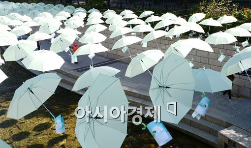 [포토]바람부는 청계천 