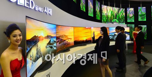 [포토]2014 한국전자대전, LG전자 올레드TV