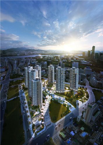 17일(금), 대림산업의 고급 브랜드 아파트 '아크로타워 스퀘어' 분양 시작