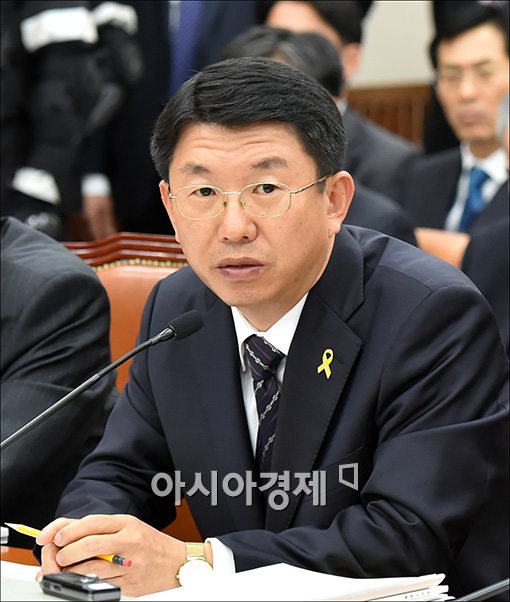 [포토]답변하는 김석균 해양경찰청장