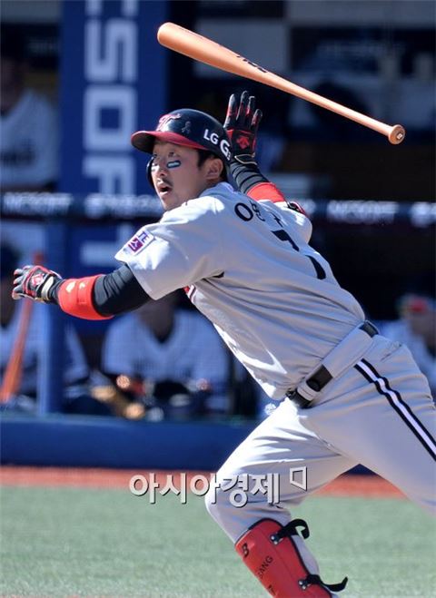 [포토]'빅뱅' 이병규,'LG 야구의 중심은 바로 나'