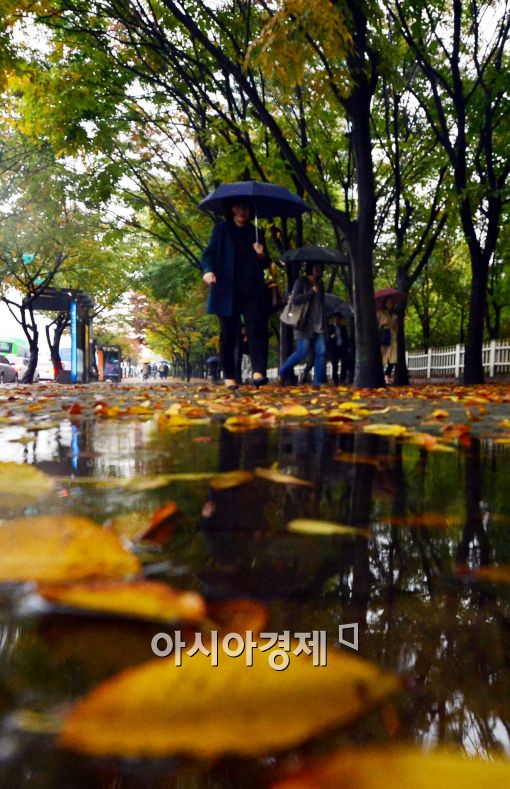 [포토]가을비 내리는 서울