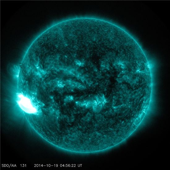 X1.1 등급 태양 플레어…폭발했다