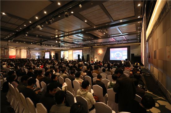 ▲SK플래닛은 다음달 3일 삼성동 코엑스 컨벤션센터 신관 1층 그랜드볼룸에서 제3회 ‘테크 플래닛 2014’을 개최한다.